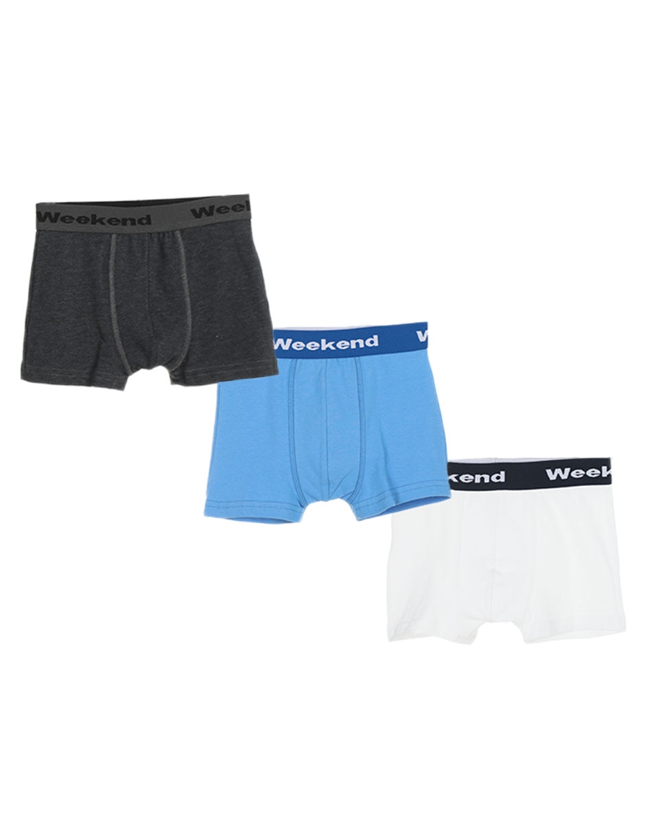 Set bóxer de algodón para niño Set bóxer de algodón para niño