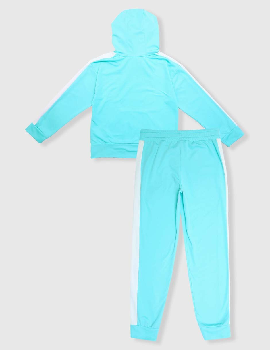 Conjunto deportivo straight con elástico para niña