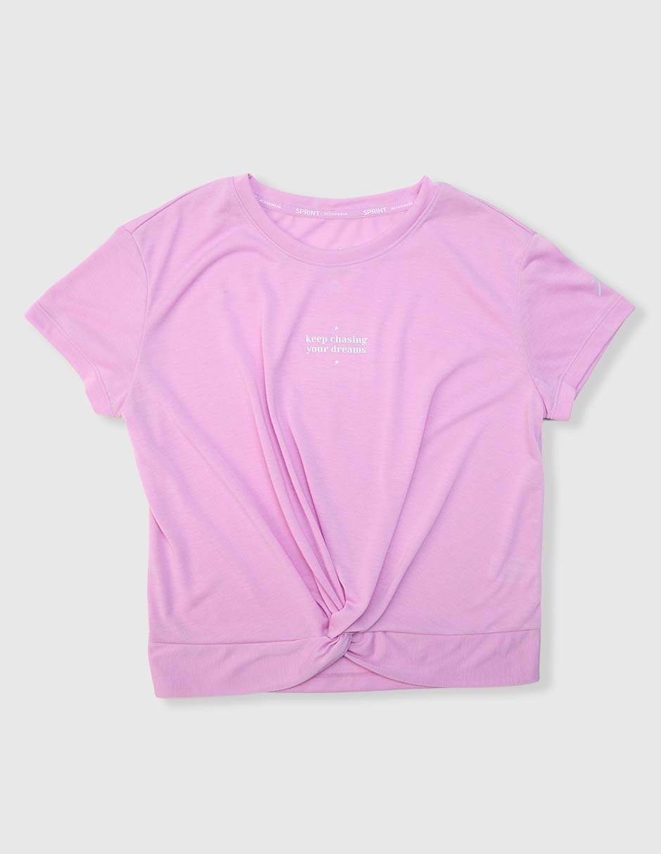 Playera deportiva para entrenamiento de niña Playera deportiva para entrenamiento de niña