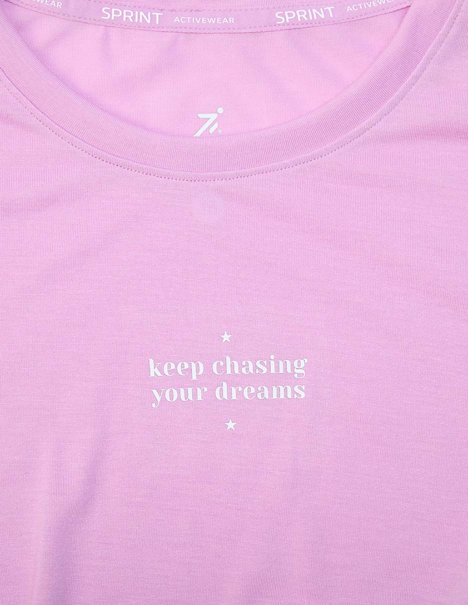 Playera deportiva para entrenamiento de niña 2