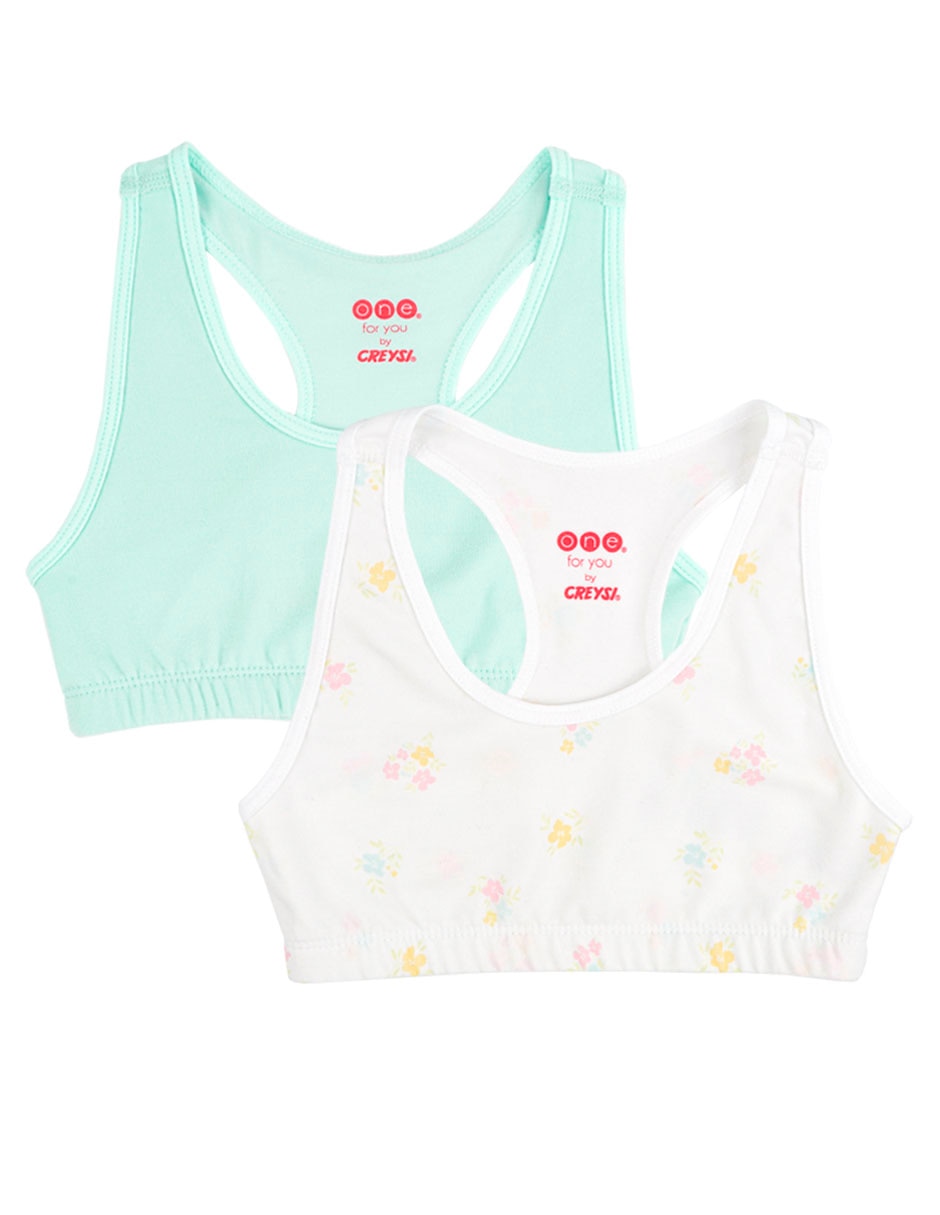 Set corpiño de poliéster para niña Set corpiño de poliéster para niña