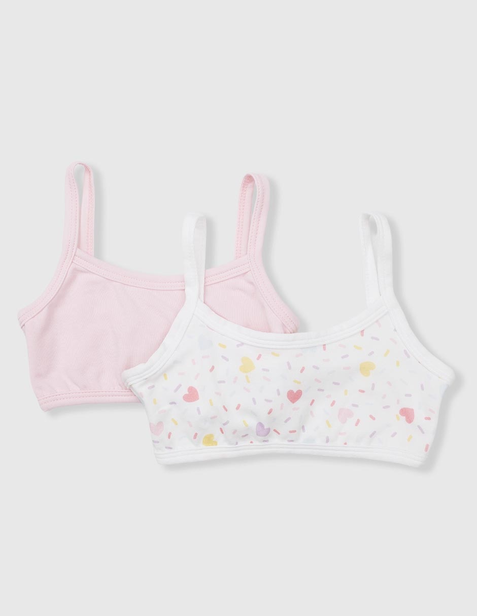 Set corpiño de poliéster para niña