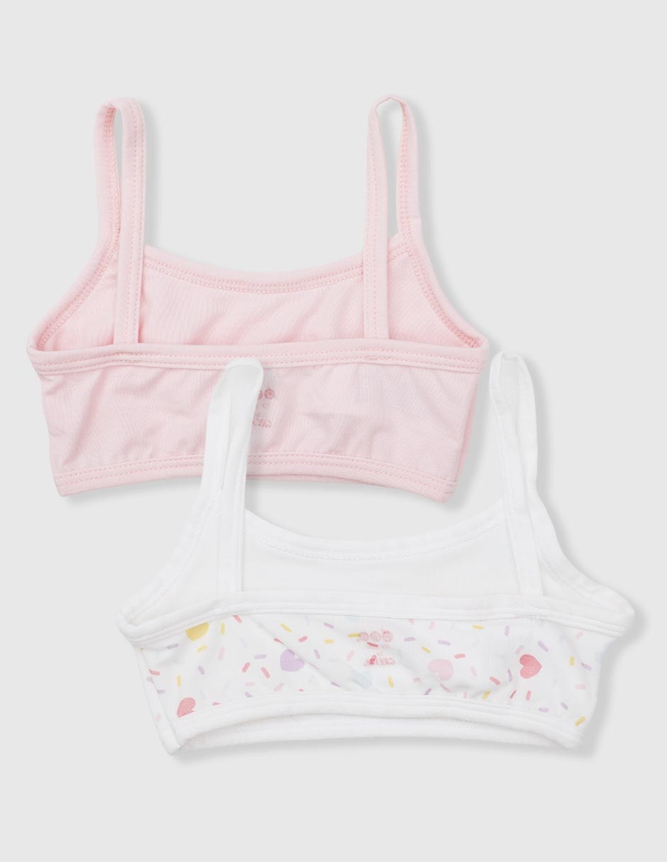 Set corpiño de poliéster para niña 4