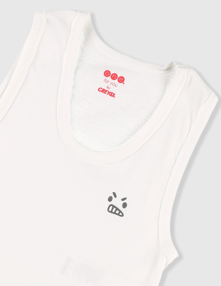 Set camiseta cuello redondo para niño