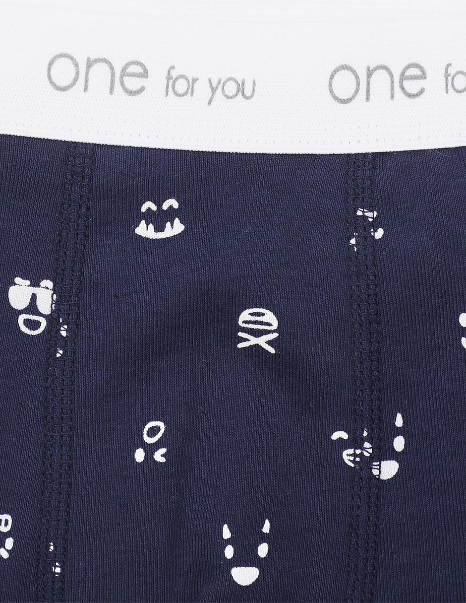 Set bóxer de algodón para niño