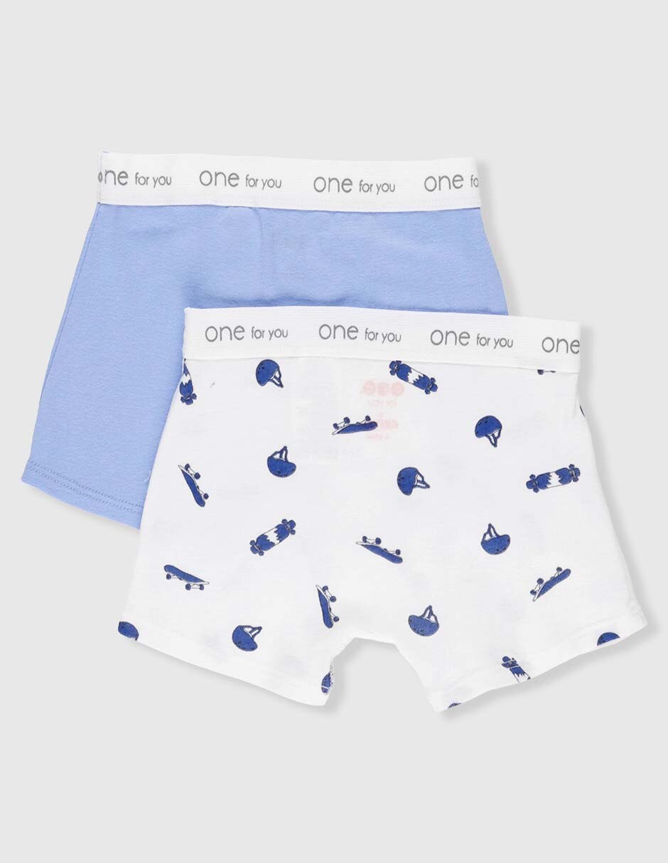 Set bóxer de algodón para niño 2