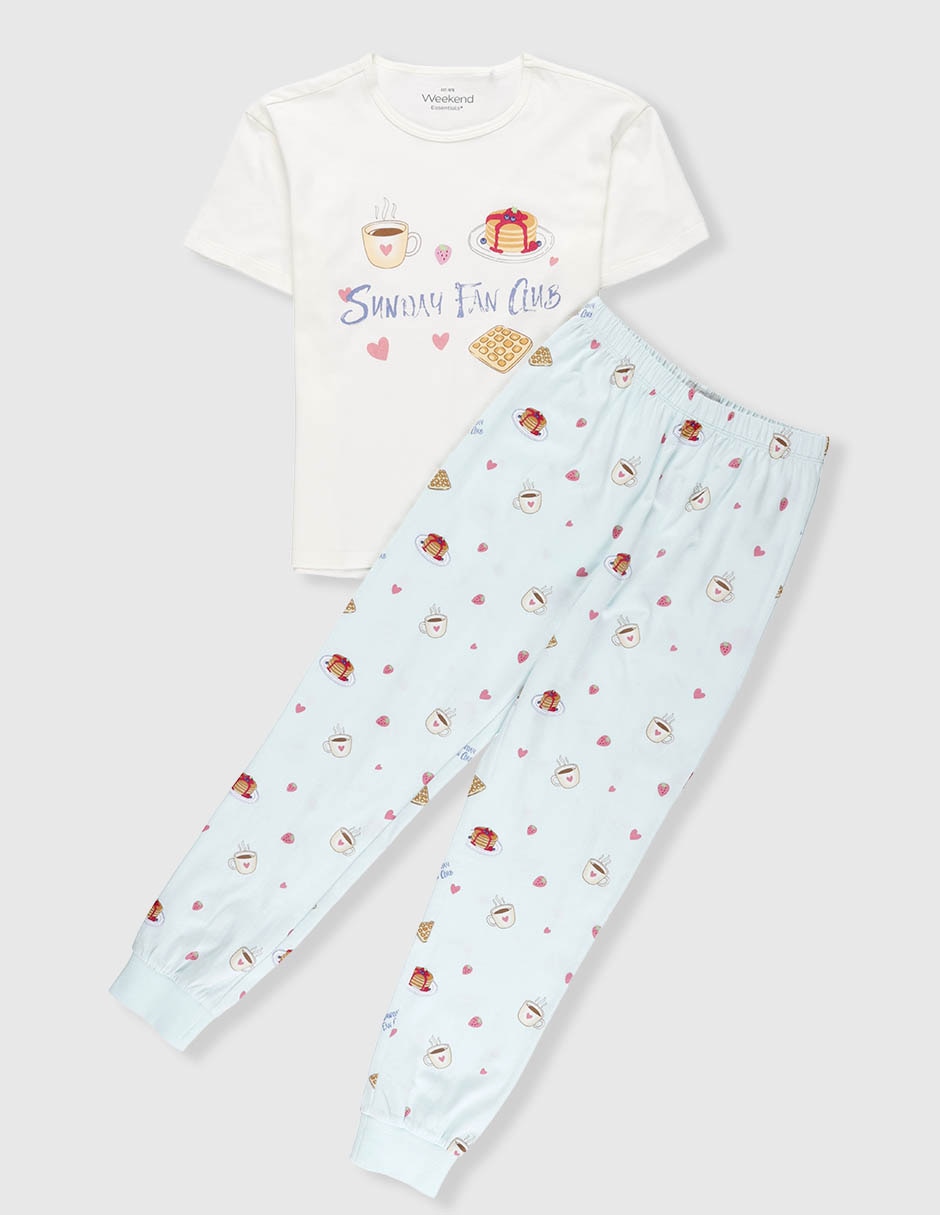 Conjunto pijama Weekend para niña