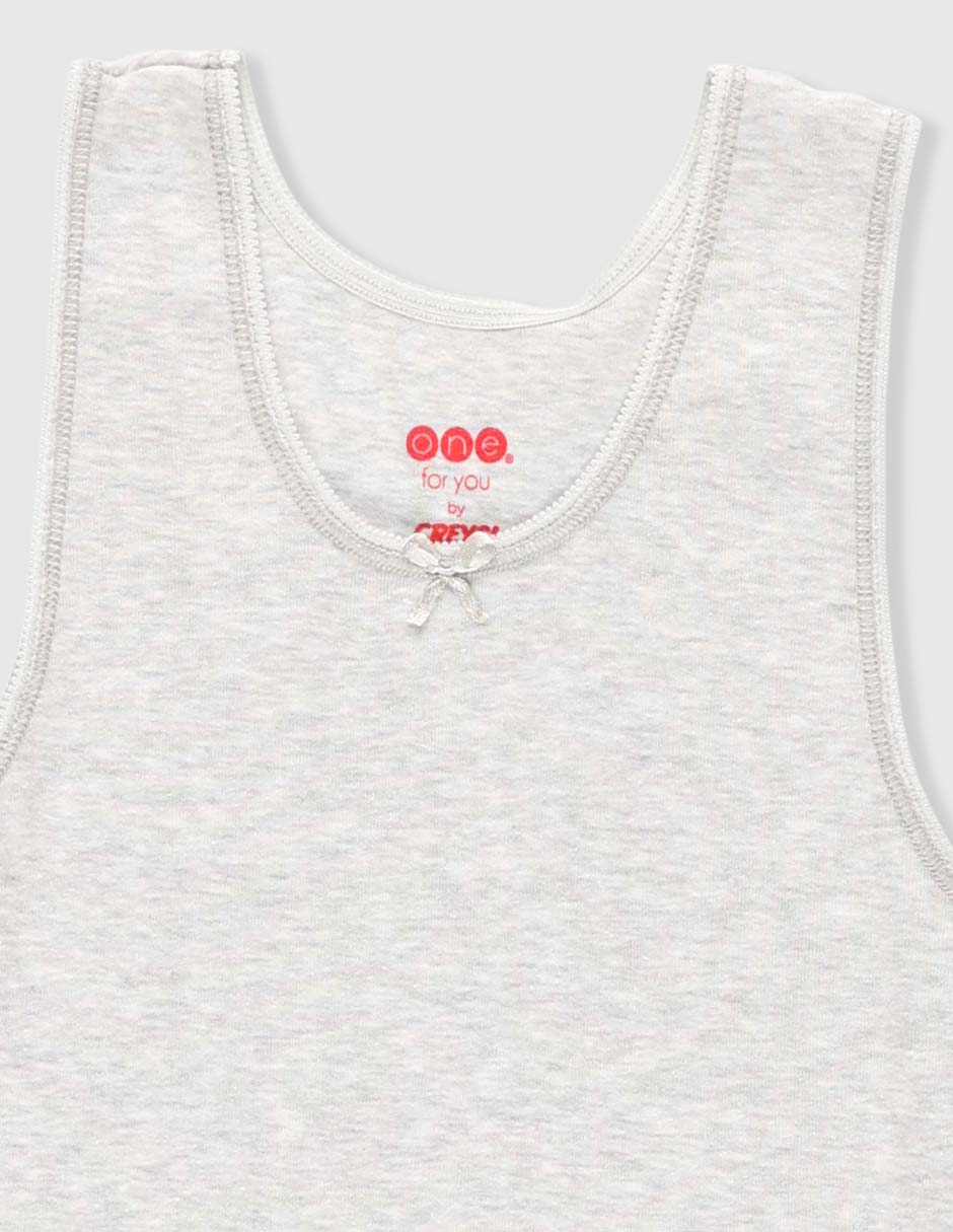 Set camiseta cuello redondo para niña