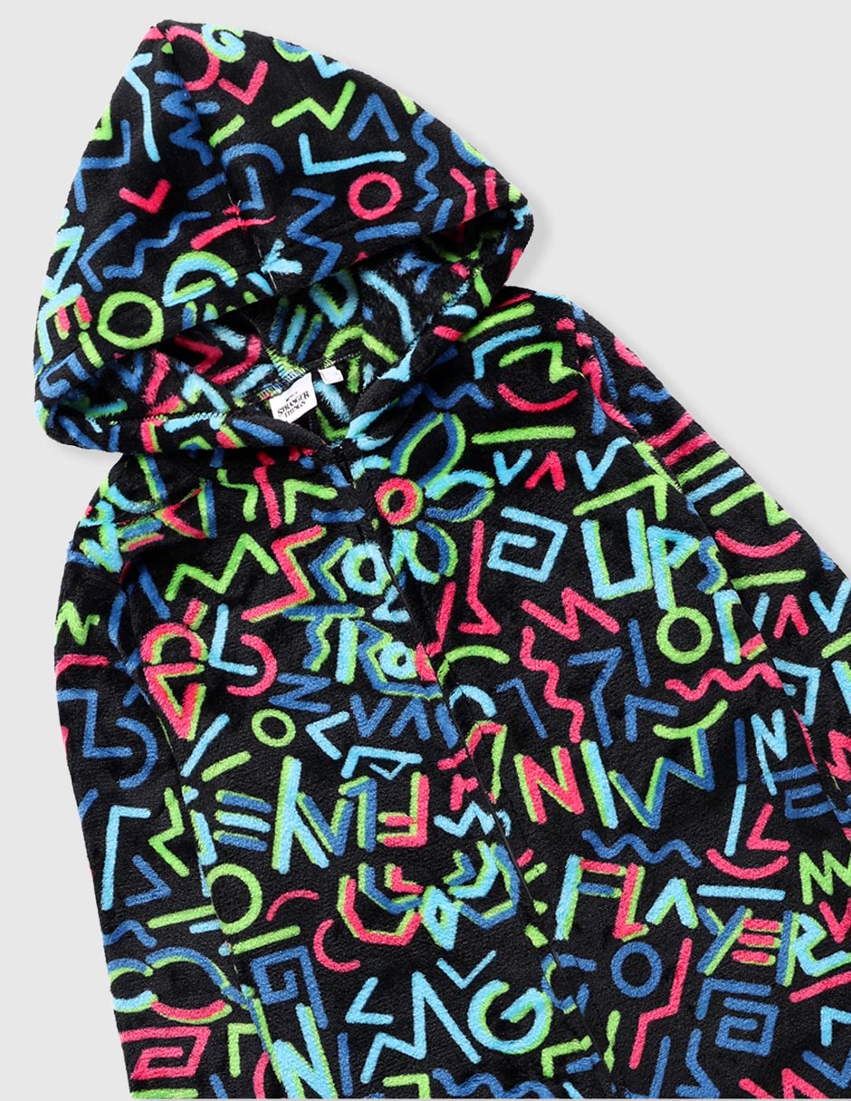 Mameluco Stranger Things de fleece para niña 3