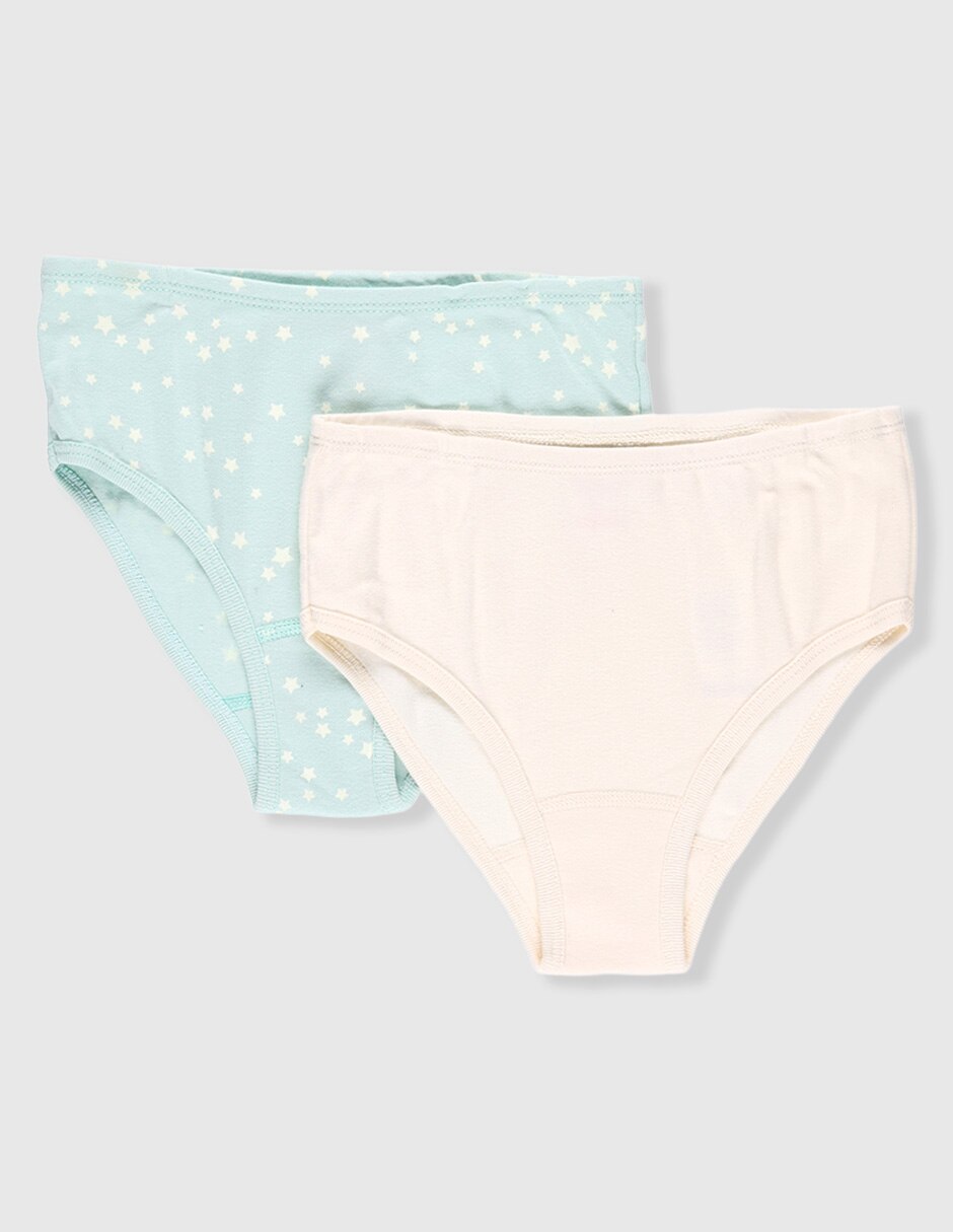 Set calzón de algodón para niña