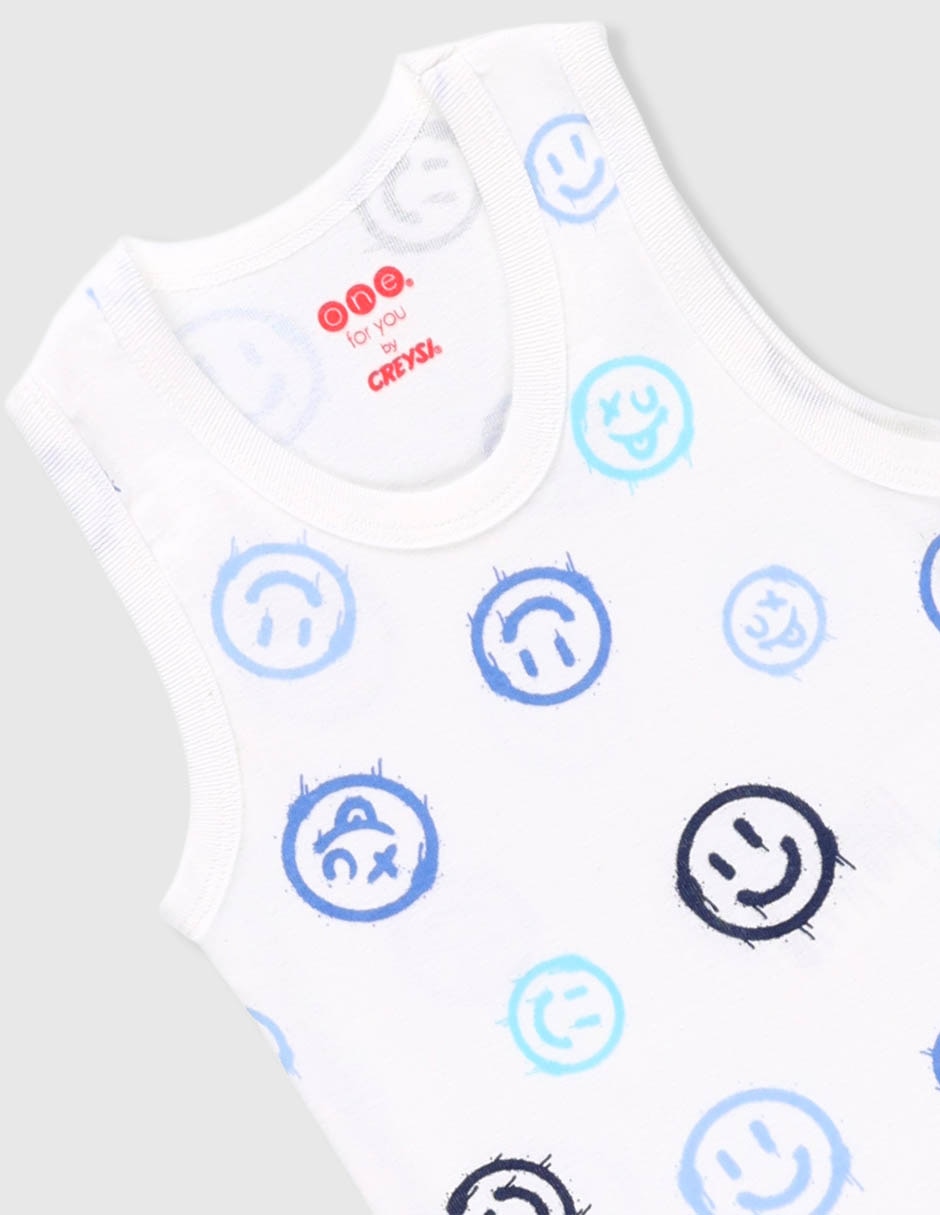 Set camiseta cuello redondo para niño