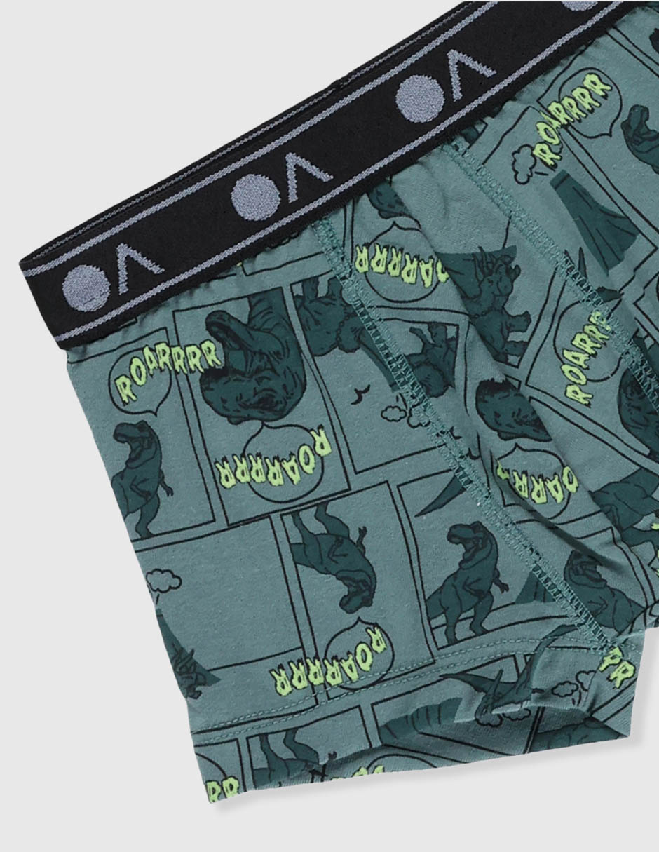 Set bóxer de algodón para niño