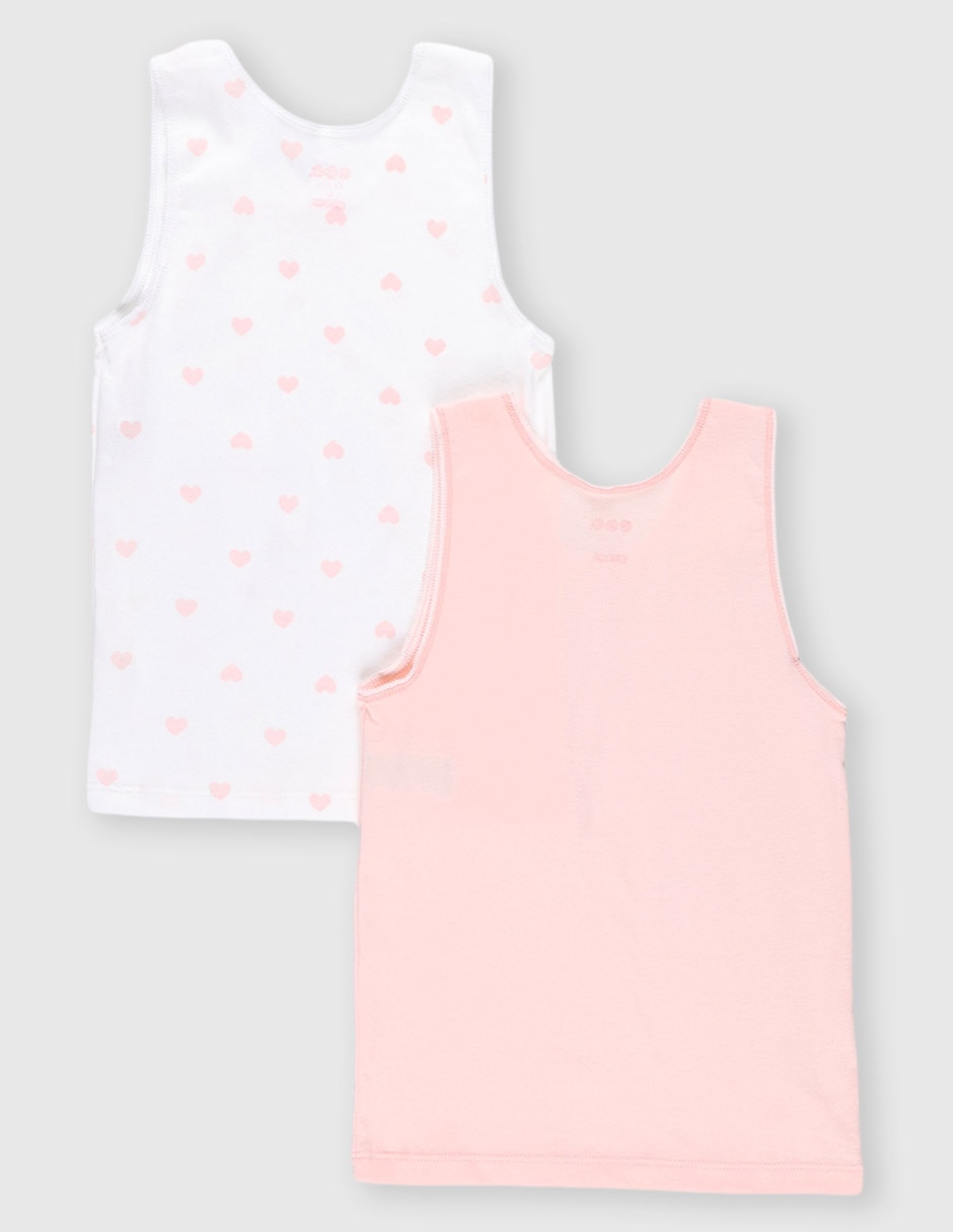 Set camiseta cuello redondo para niña