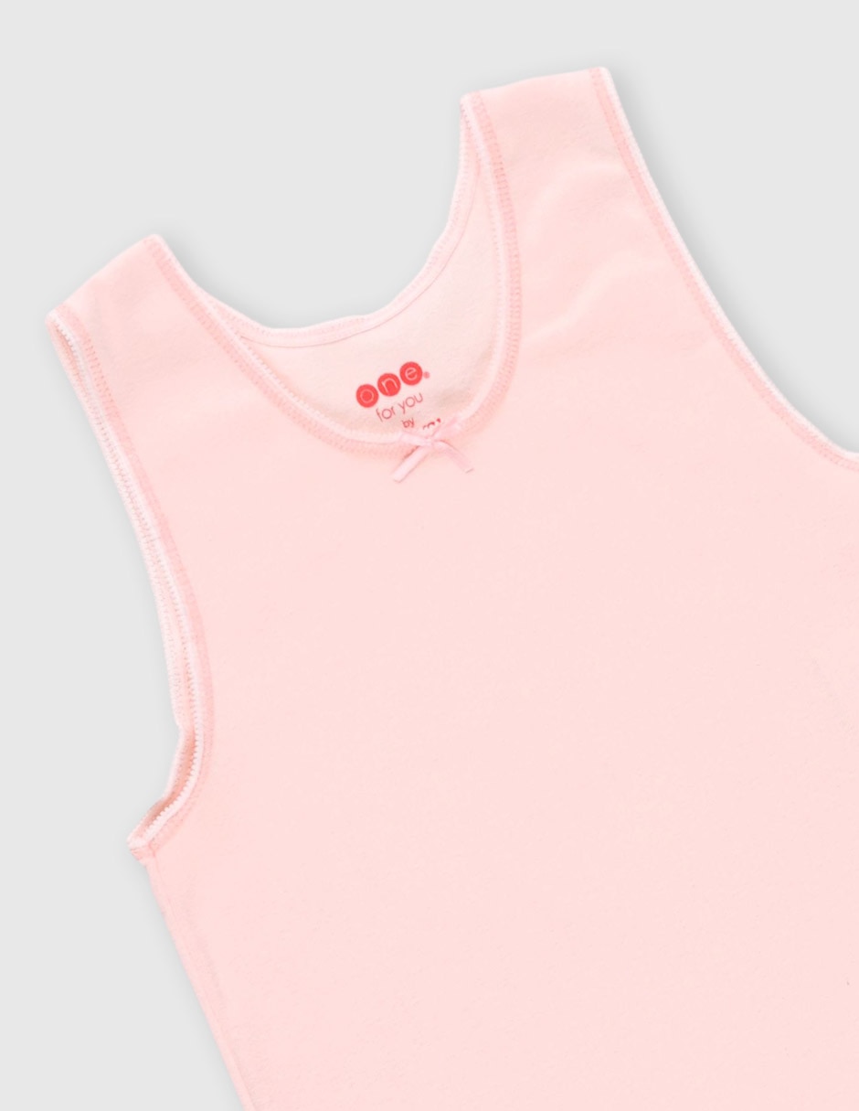 Set camiseta cuello redondo para niña