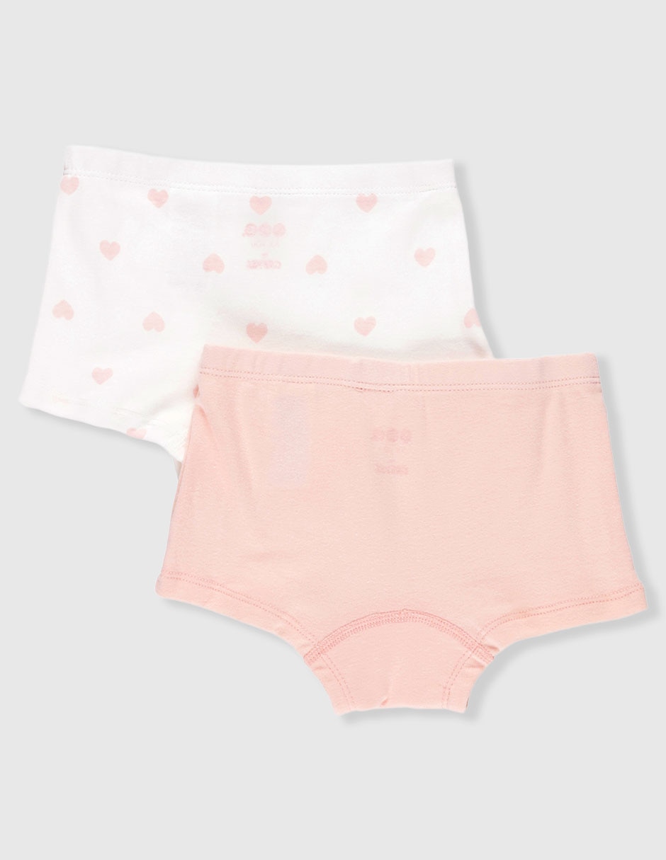 Set calzón de algodón para niña