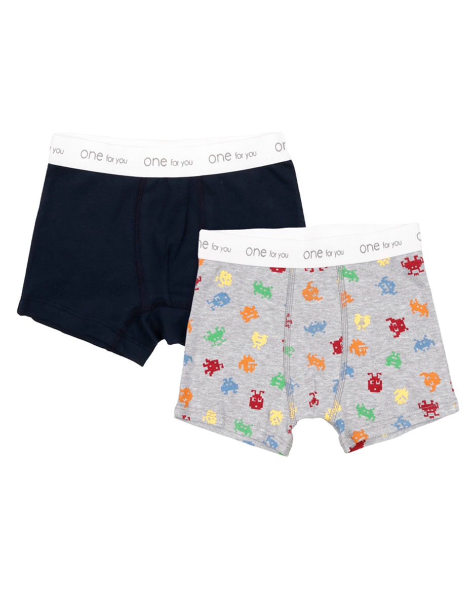 Set bóxer de algodón para niño 1