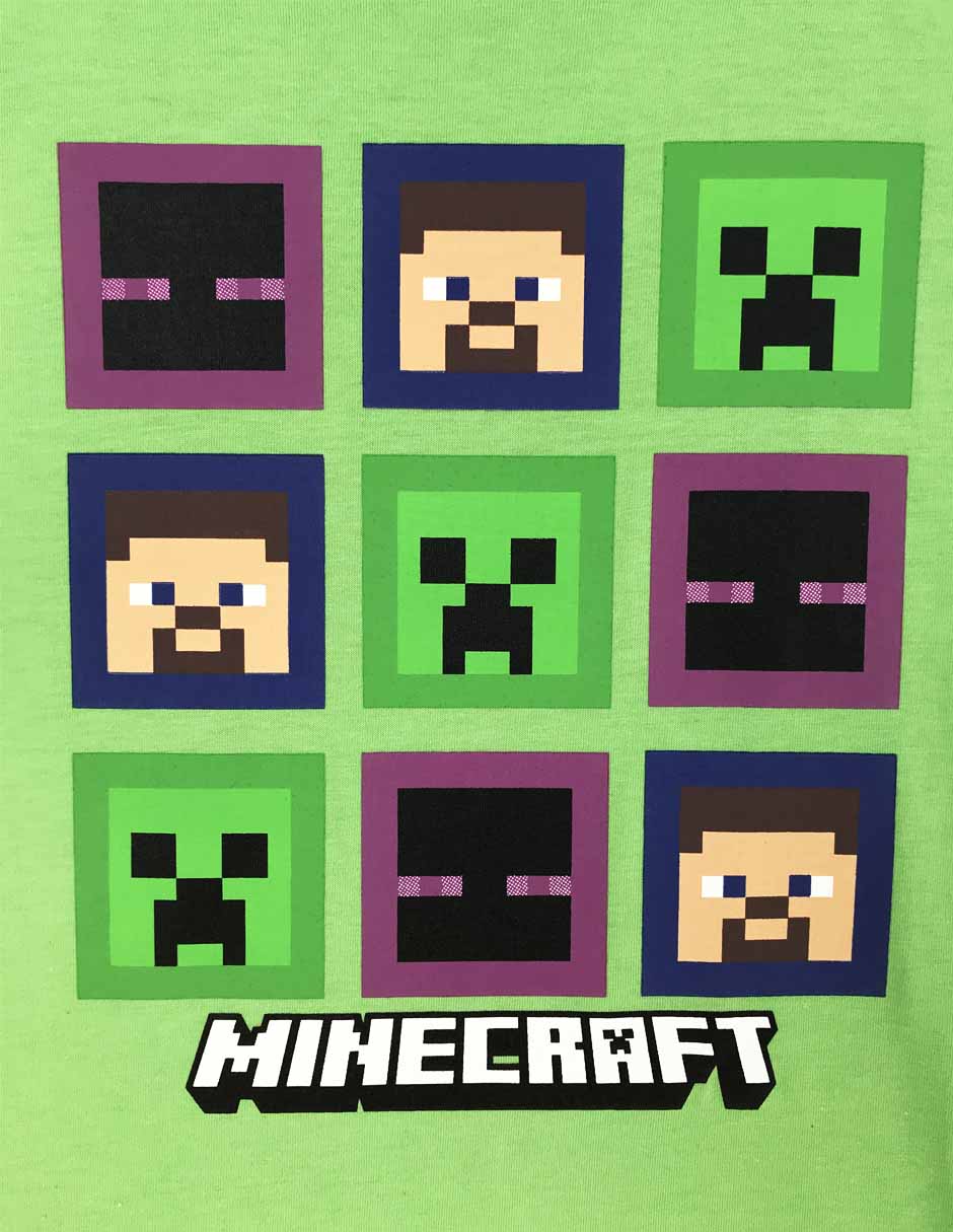 Conjunto pijama Minecraft para niño