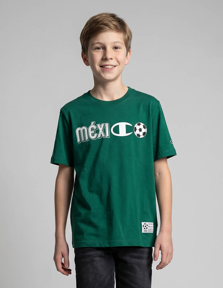 Playera deportiva casual champion México para niño