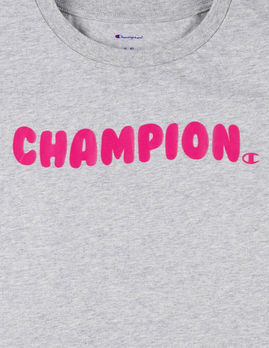 Playera deportiva para casual Champion de niña