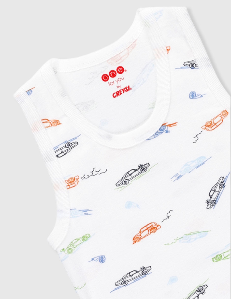 Set camiseta cuello redondo para niño