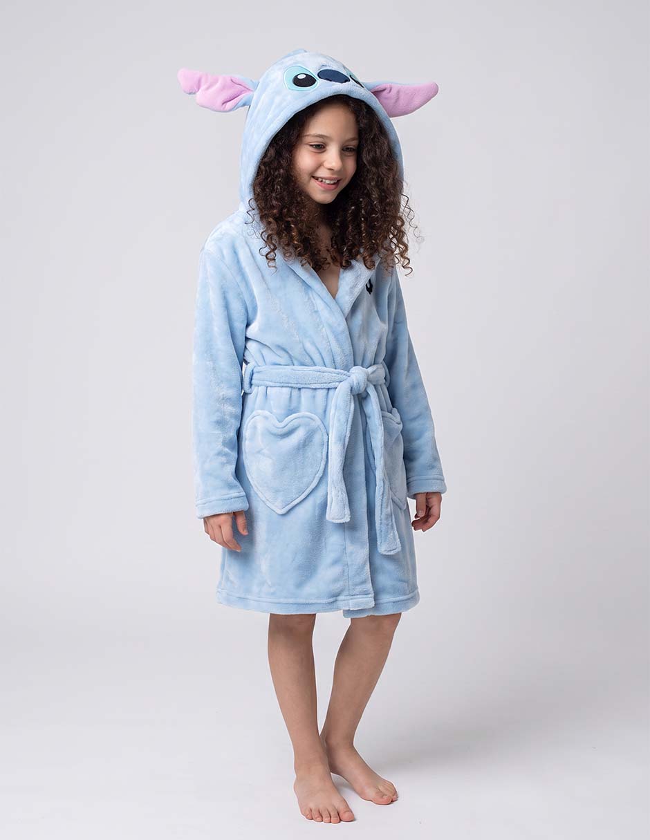 Bata de baño Stitch para niña