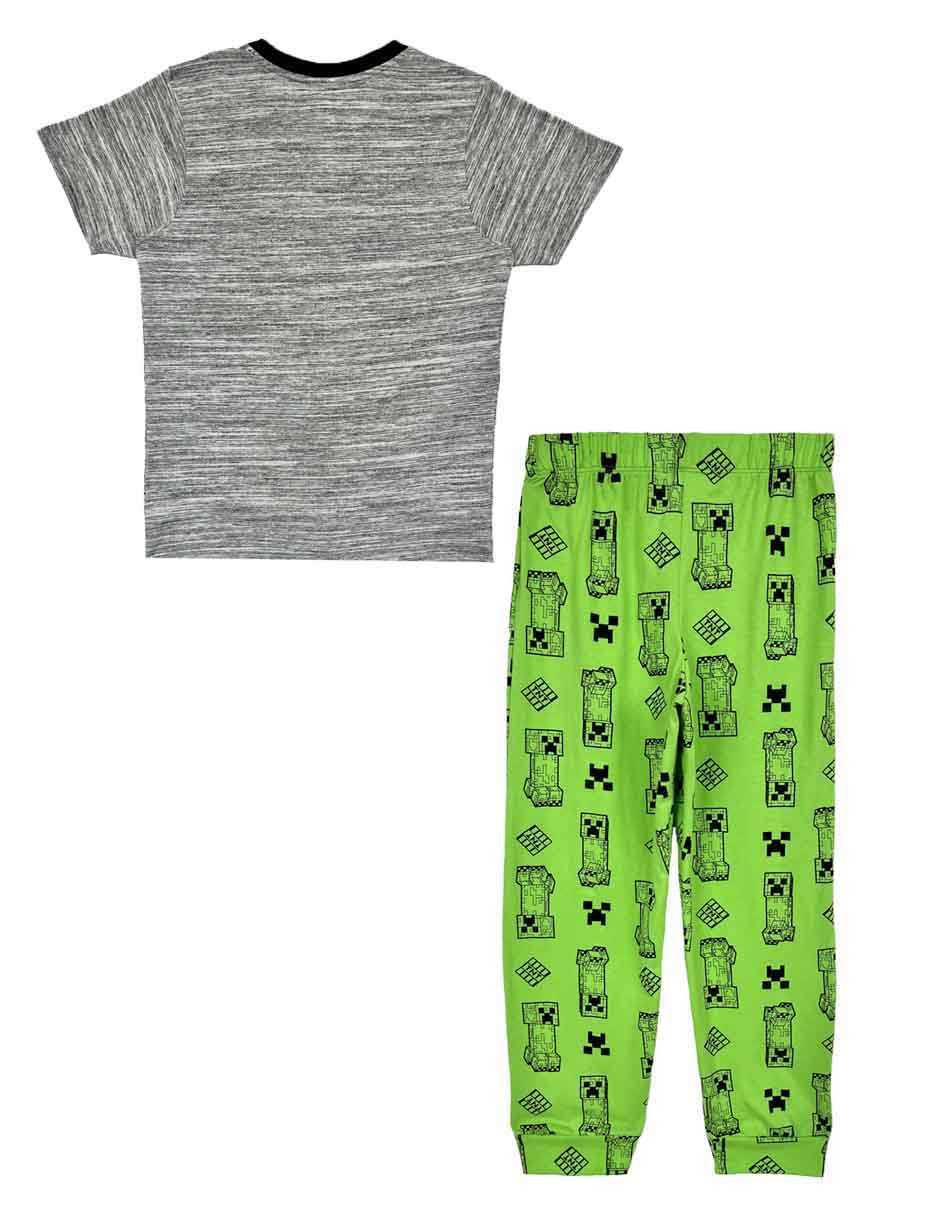 Conjunto pijama minecraft para niño