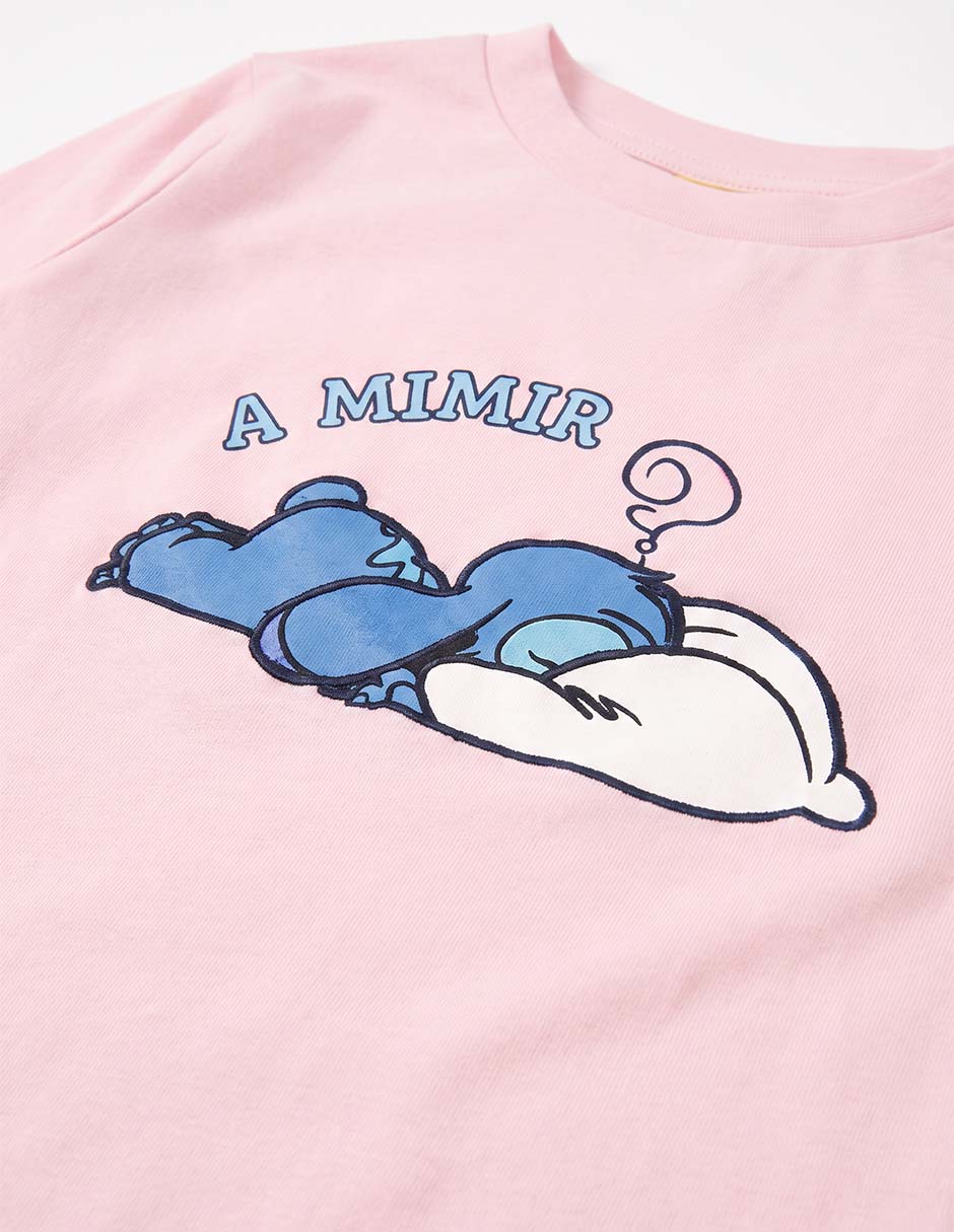 Conjunto pijama stitch para niña 4