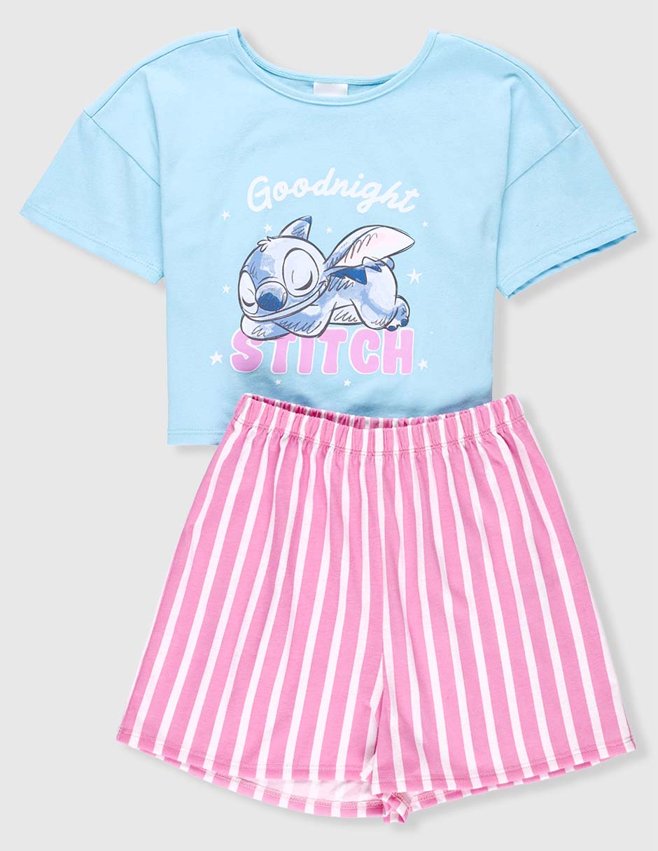 Conjunto pijama Disney Dtr Stitch para niña