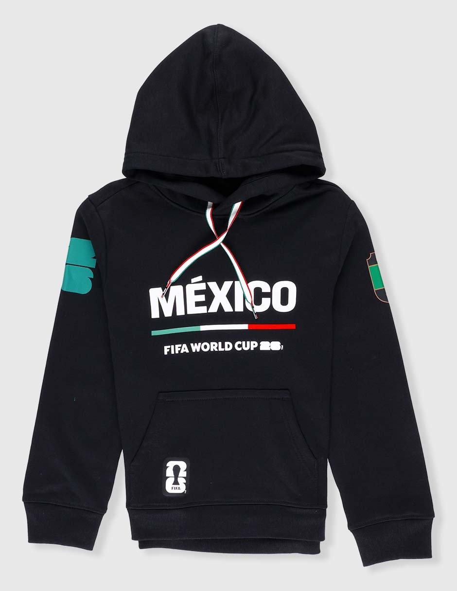 Sudadera World Cup 26 con capucha Selección Nacional de México para niño Sudadera World Cup 26 con capucha Selección Nacional de México para niño
