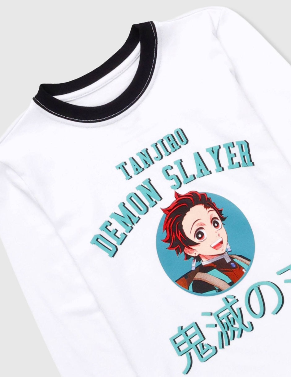 Conjunto pijama demon slayer para niña