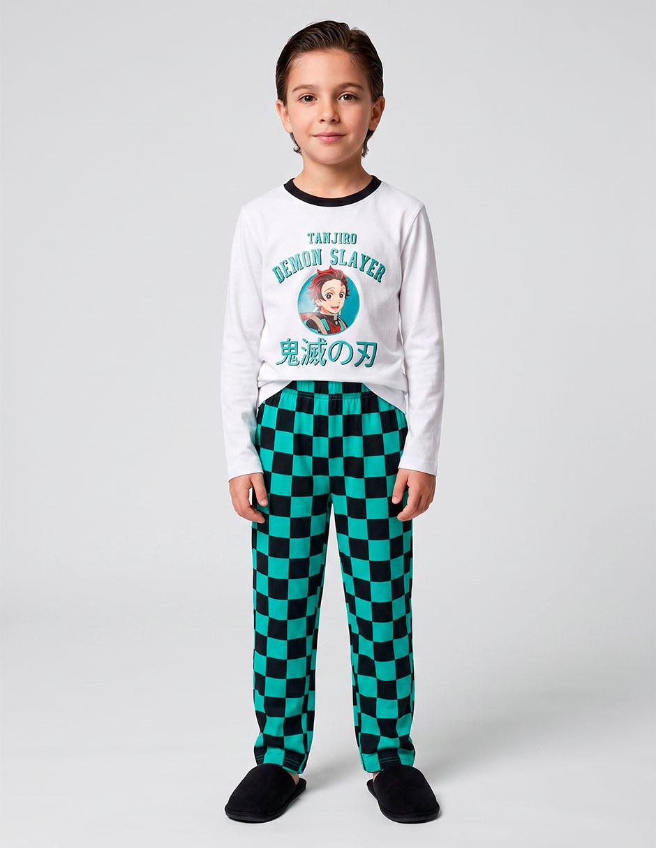 Conjunto pijama demon slayer para niña