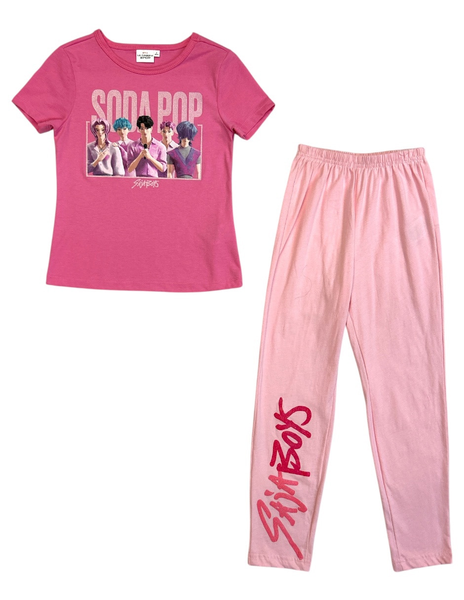 Pijama Netflix Kpop Demon Hunters para niña
