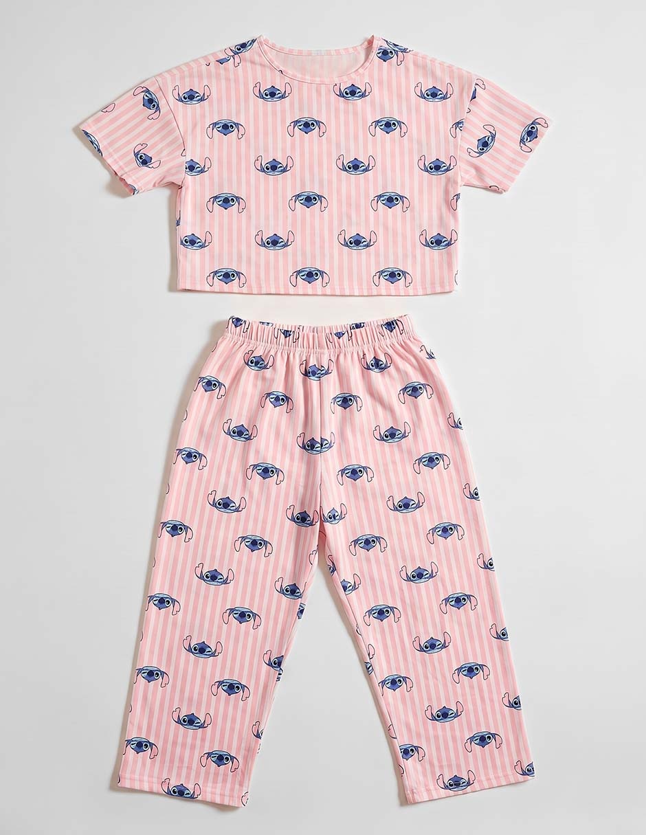 Conjunto pijama Stitch para niña Conjunto pijama Stitch para niña