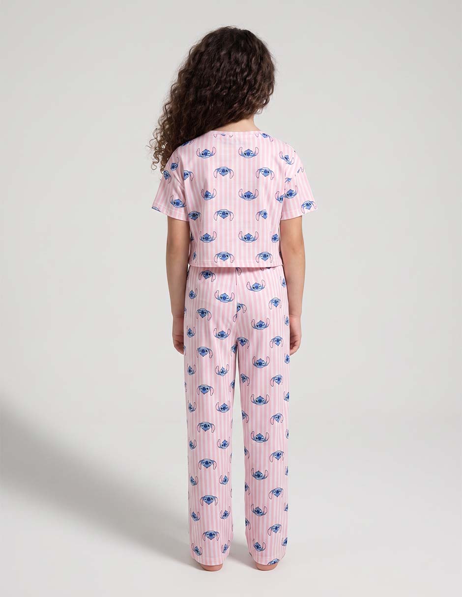 Conjunto pijama Stitch para niña 2