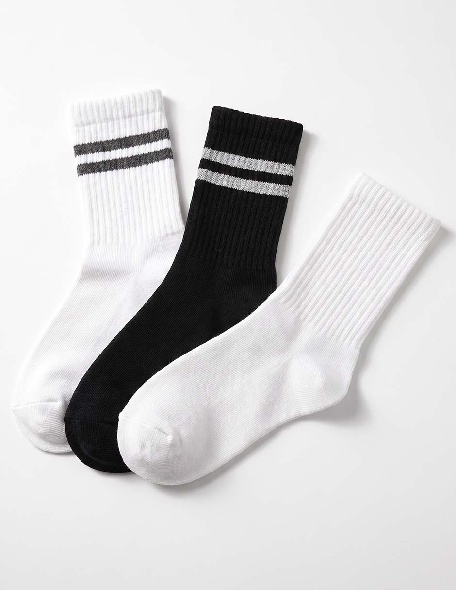 Set de calcetín de algodón para niño de 3 pares Set de calcetín de algodón para niño de 3 pares