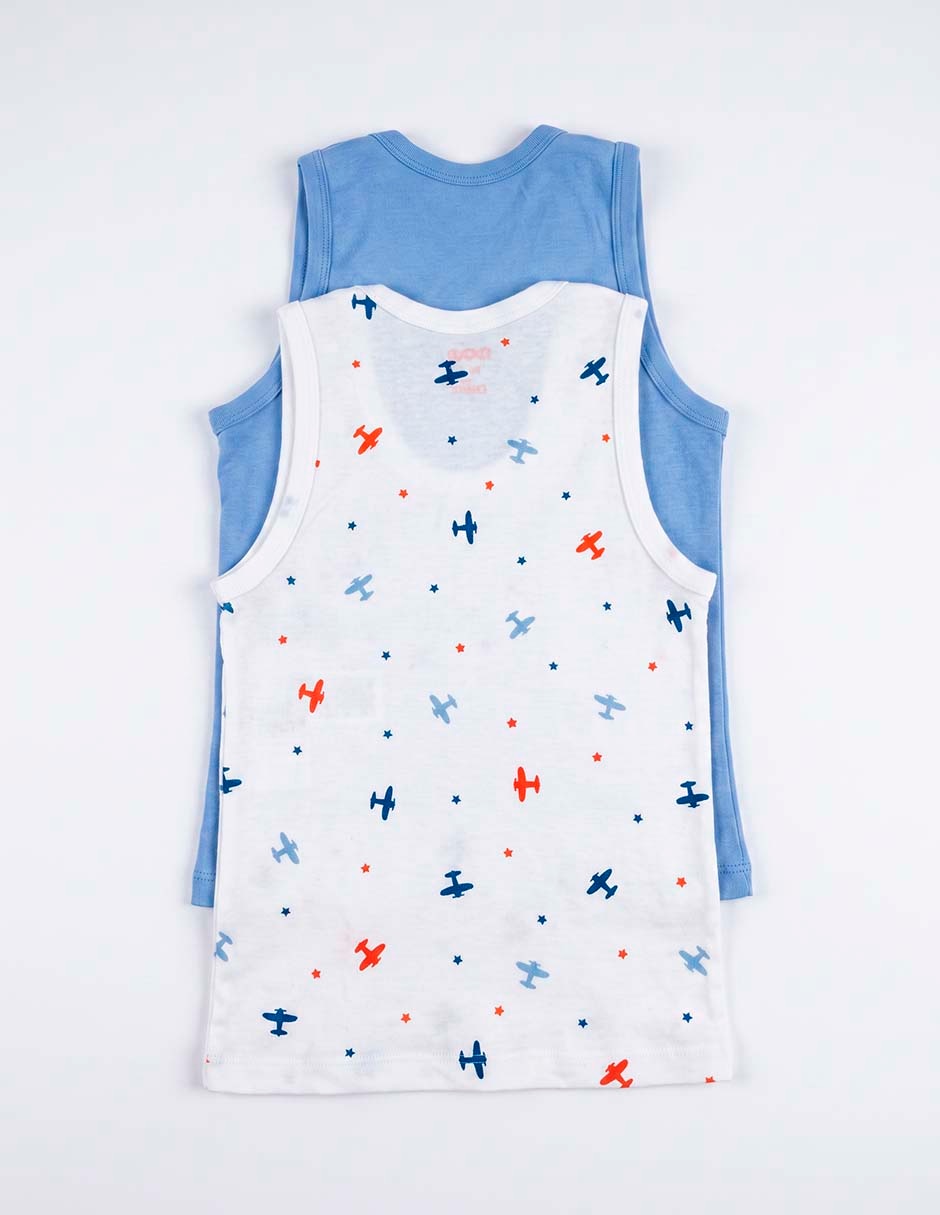 Set camiseta cuello redondo para niño 3