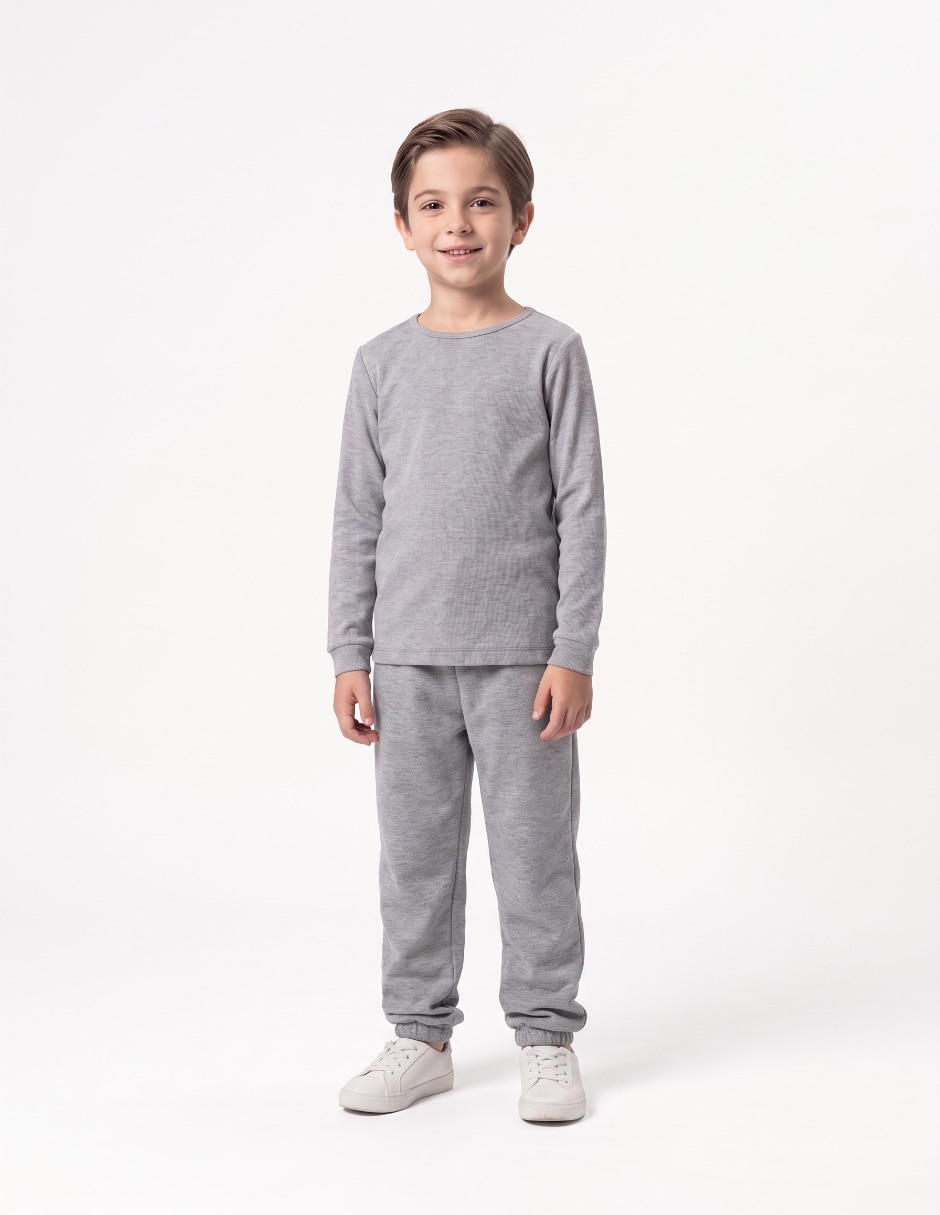 Playera manga larga para niño 4