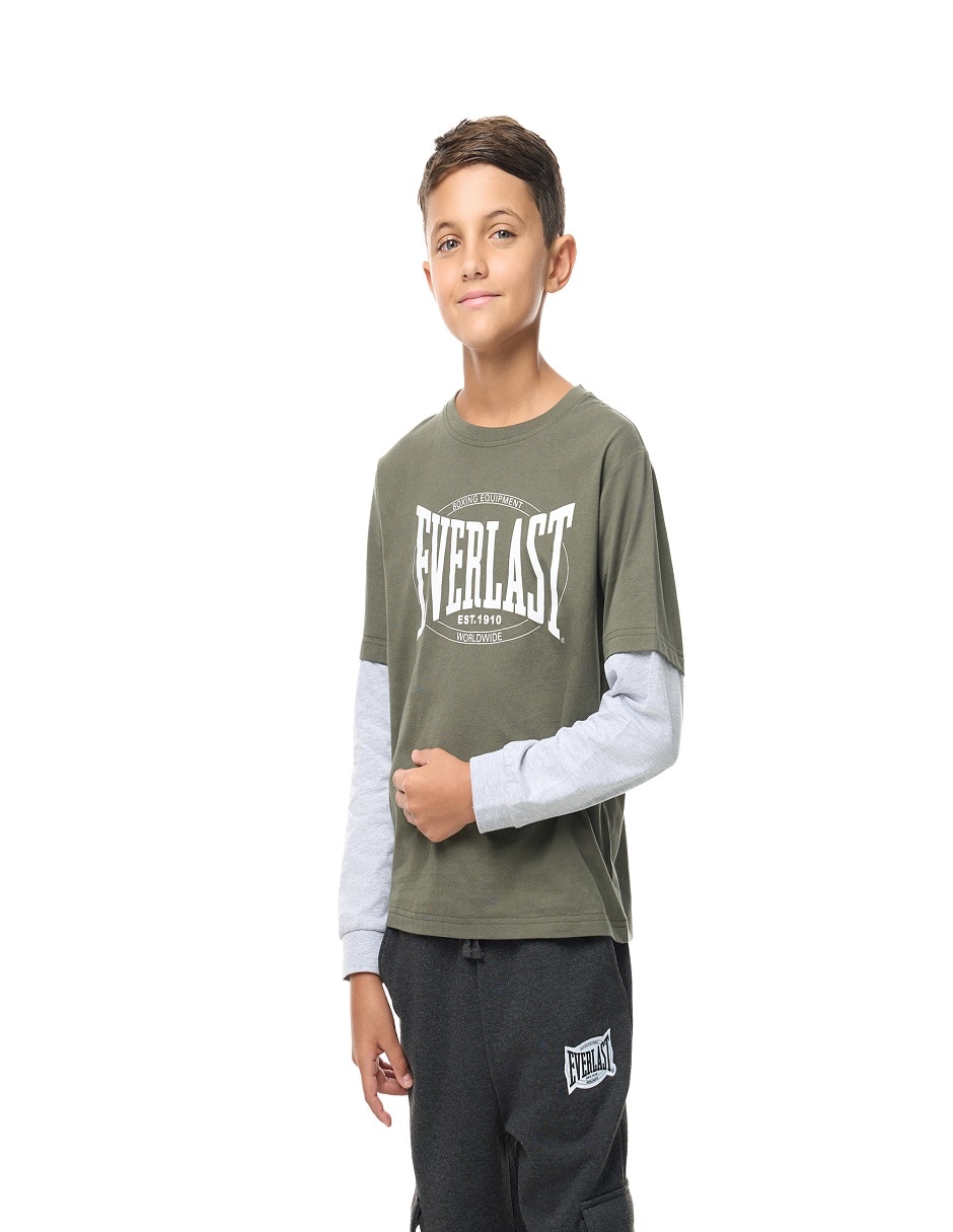 Playera deportiva para entrenamiento de niño