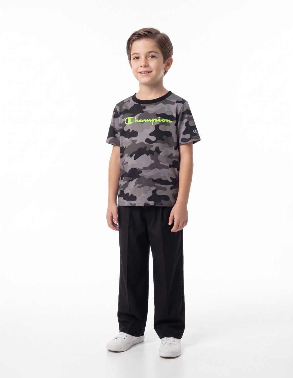 Playera deportiva para entrenamiento de niño