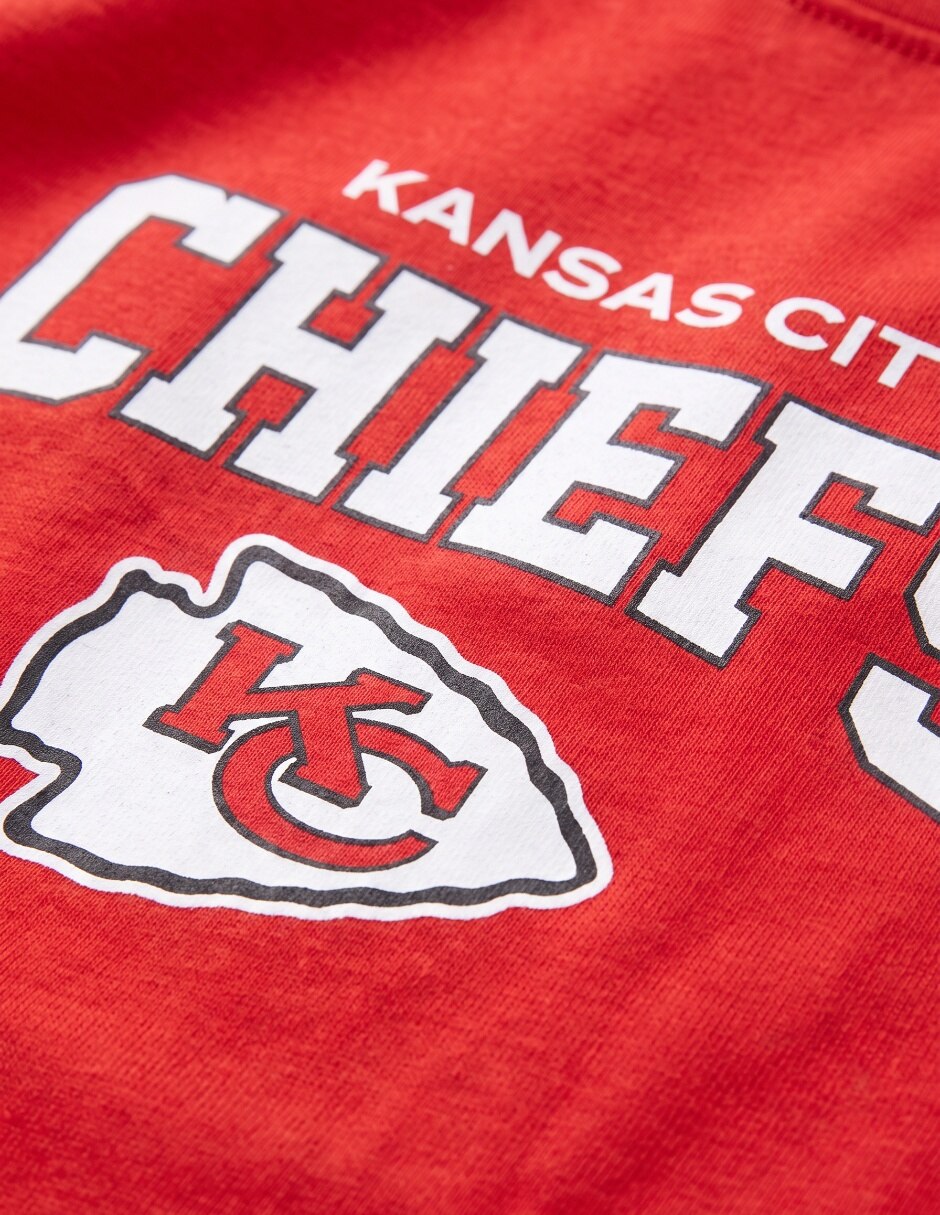 Playera deportiva casual Kansas City Chiefs de niño 5